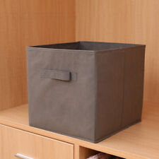 1-8 Set Faltbox 32 x 32 x 32 cm Regalbox Faltkiste Box Aufbewahrungsbox Staubox