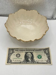 Cuenco esculpido vintage LENOX China Symphony adorno de oro 24K EE. UU. - Imagen 1 de 6