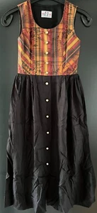 Kinder Trachten Kleid Dirndl Schwarz/mehrfarbig Gr. 140 von Herzklopfen - Picture 1 of 2