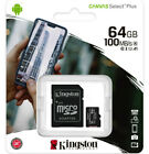Kingston 64GB micro SD Karte SDXC Class 10 UHS-I 100MB/s Speicherkarte DE/OVP