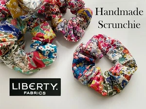 A Patchwork Style Liberty London Fabric Handmade HAIR SCRUNCHIE Bobble Hairband - Picture 1 of 5