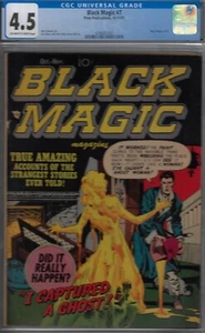 BLACK MAGIC #7-CGC 4.5 - 1951 HORROR -PRIZE PUBL.JACK KIRBY & JOE SIMON ART - Picture 1 of 2