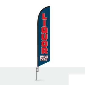 Bandera de pluma accionada por licor #5815 - Imagen 1 de 1