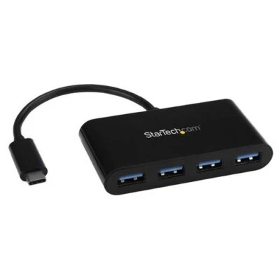 Startech.Com Hub USB 3.0 Black 4 porte HB30C4AB - Immagine 1 di 4