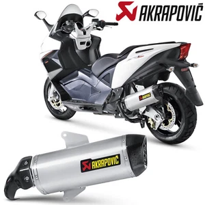 Akrapovic Aprilia Srv 850 2015 Terminale Di Scarico Per Moto Inox Omologato - Foto 1 di 5