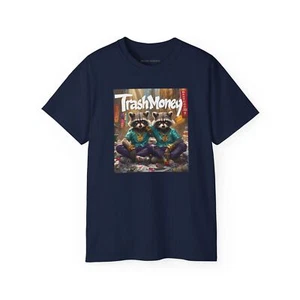 Lustiges Trash Money Rapping Waschbären Unisex T-Shirt, Grafik T-Shirt Tierhumor - Bild 1 von 43