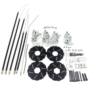 Baja 4 Wheels Cable Brake Set For 1/5 HPI BAJA RV KM 5B 5T 5SC - Picture 1 of 6
