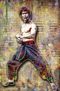 Bruce Lee 20x30in Poster Bruce Lee Tribute Print Free Shipping Us - Picture 1 of 5