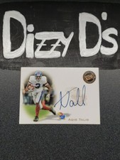 Aqib Talib 2008 Press Pass Signings Bronze #PPS-AT Rookie Autograph RC