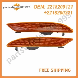 2218200121 Pair Side Marker Light Turn Signal Lamp For Mercedes W221 S450 07-09 - Picture 1 of 7
