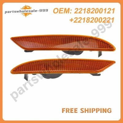 2218200121 Pair Side Marker Light Turn Signal Lamp For Mercedes W221 S450 07-09 - Image 1 of 4
