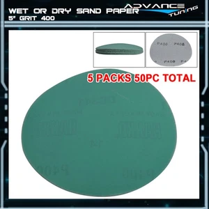 Wet Dry 5 Inch No Hole Sand Paper Disc 400 Grit Repair Sandpaper 50 PC - Bild 1 von 4