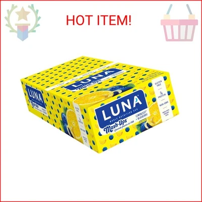 Barra LUNA - Mash-Ups ralladura de limón + sabor a arándano - barras de aperitivos - sin OGM - gluten Foto 1 de 2