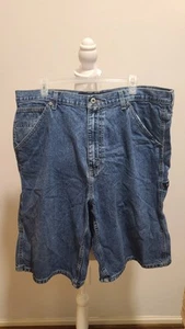 Nautica Jean Shorts Men Sz 38 Carpenter Utility Summer Y2k Vintage Baggy 00's - Picture 1 of 12