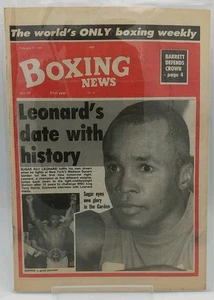 Collectable Vintage/retro Boxing news February 8th 1991 Leonard's d.. UK⭐⭐⭐⭐⭐⭐⭐⭐ - Picture 1 of 2
