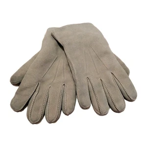Guantes LL Bean vintage para hombre XL tostados Sta suave piel de ciervo forrados de sherpa - Imagen 1 de 10