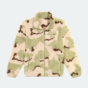 QILO Windbreaker DCU coffee stain camo Sherpa Jacke Desert Large Neu 2025 - Bild 1 von 8