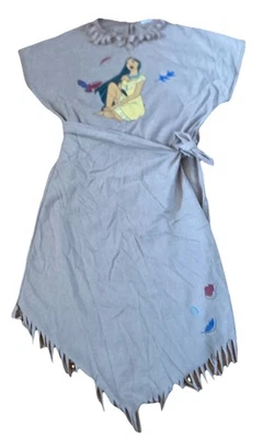 Disney Store *Pocahontas* Vestido Envolvente Disfraz Años 90 Vintage Niños Talla *Ver Descripción* Foto 1 de 4