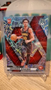 2024-25 Panini Mosaic Basketball Zaccharie Risacher Rookie Card Premium Prizm - Picture 1 of 2
