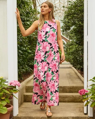 Nuevo con etiquetas Maxi Vestido Lilly Pulitzer Iris Seda Ónix Fiesta Todo el Tiempo, ¡Talla Completa!! Foto 1 de 4