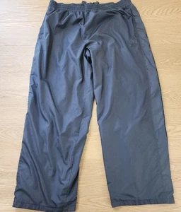 Giacca a vento Starter pantaloni pista uomo XL foderati in rete riscaldamento vintage Y2K grigio - Foto 1 di 14