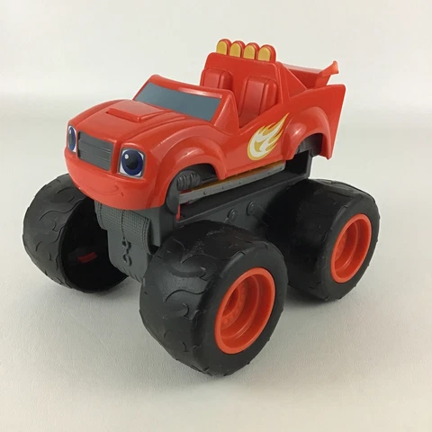 Blaze And The Monster Machines Transforming Blaze Jet Truck Sounds 2014 Mattel Cover