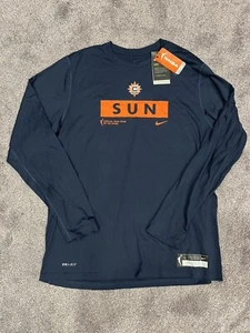 Nike Connecticut Sun WNBA Team Issue Pregame Shooting Shirt Blue Mens Size Large - Picture 1 of 4