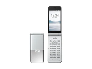Fujitsu arrows F-03L SILVER DOCOMO SIM unlocked Flip Phone FCNT ✅Japan ✅new - Picture 1 of 7