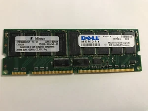 256MB PC-133 168-Pin ECC DIMM Memory Module ( 32x72 ) 256 MEGABYTE PC133 Server - Picture 1 of 3