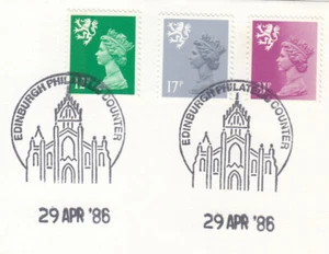 31p 17p 12p GB Scotland Used Definitives 1986 ON PIECE (1447162) - Picture 1 of 1