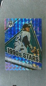 2022 Panini Mosaic 1990's Stars Blue Camo Prizm #291 Ken Griffey Jr Mariners - Picture 1 of 2