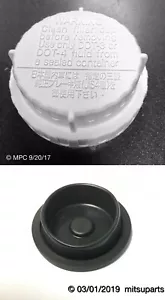 Genuine Mitsubishi Brake Fluid Cap Cover & Diaphragm OLD Vehicles See List Below - Foto 1 di 2