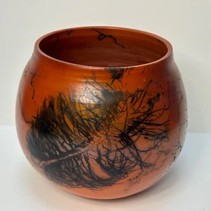 Richard Lawson Architect "Horsehair" Art Pottery  Vase - Picture 1 of 15