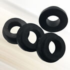 50PCS Shower Ring Faucet Bathroom Seal Flat Pad Rubber Sanitary Seal(Black)