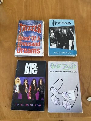 Hair Metal Cassette Single Lot Trixter Bonham Mr. Big Enuff Z Nuff - Image 1 of 3