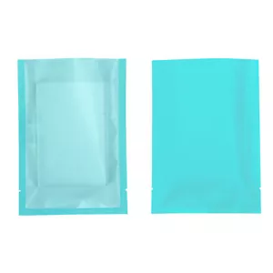 100/500 Azul Poli Mylar Lámina Plana Sello Térmico Tamaño Muestra Bolsas Semi Transparente Ventana - Imagen 1 de 8