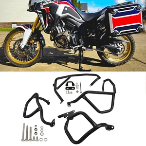 For Honda Africa Twin CRF1000L 2016-2019 Engine Guard Crash Bars Lower & Upper - Picture 1 of 12