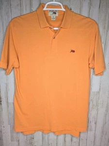 Camisa Polo Perlis Para Hombres Talla Mediana Naranja Algodón Peruano Rojo Cangrejo Logo - Imagen 1 de 7