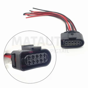 10 Wire Front Headlamp Headlight Connector Repair For Volkswagen GTI 2008-2020 - Picture 1 of 6