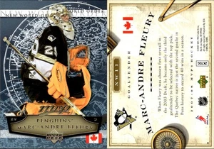 2007-08 Upper Deck MVP New World Order Marc-Andre Fleury #NW11 Canada/Penguins - Picture 1 of 5
