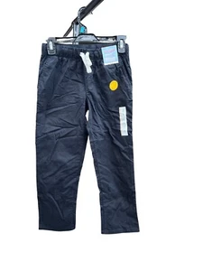 NWT Cat and Jack Kids Black Jogger Pants Straight Stretch Reinforced Knee Sz 10 - Picture 1 of 3
