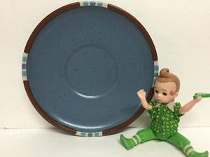 Dansk Mesa Sky Blue Brown Multi Colored Saucers Plates Japan 6 inch Replacement - Picture 1 of 4
