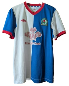 Blackburn Rovers Van Topman Number 28 Football Shirt Medium UK By Umbro - Picture 1 of 13