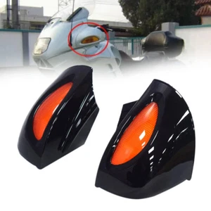 2X Rear View Mirror Amber Turn Signal Front For BMW R1100RT R1100RTP R1150RT NEW - Foto 1 di 10