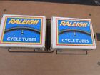 TWO RALEIGH BICYCLE INNER TUBES, SIZE TA 490, 18"X1.3/8" NEW - OLD STOCK UNUSED.