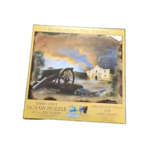 SunsOut Remember The Alamo Jigsaw Puzzle Art By Jim Todd 1000+ Pc 27” x 35” NEW - Picture 1 of 1