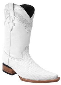 Las mejores ofertas en Botas de cuero blanco Cowboy para De hombre | eBay