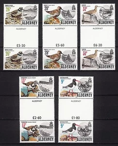 13789/ Alderney 1984 - Mi 13-17 ZS - Seevögel - postfrisch M€ 50,00+ - Picture 1 of 1