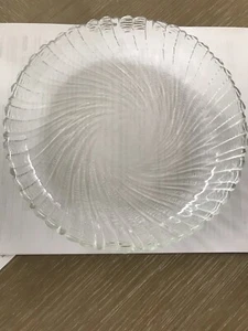 Vintage Arcoroc Seabreeze Swirl Plate Flat Salad/Dessert-7.5 Inch-Made In France - Picture 1 of 3