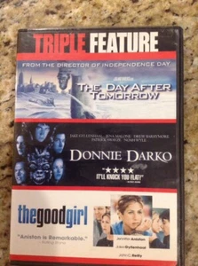Donnie Darko/Good Girl/Day after Tomorrow(DVD, 2008, 3-Disc Set, WS)Authentic US - Picture 1 of 7